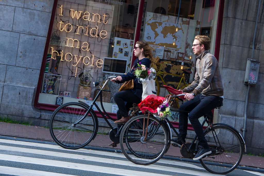Bike riders, Amsterdam