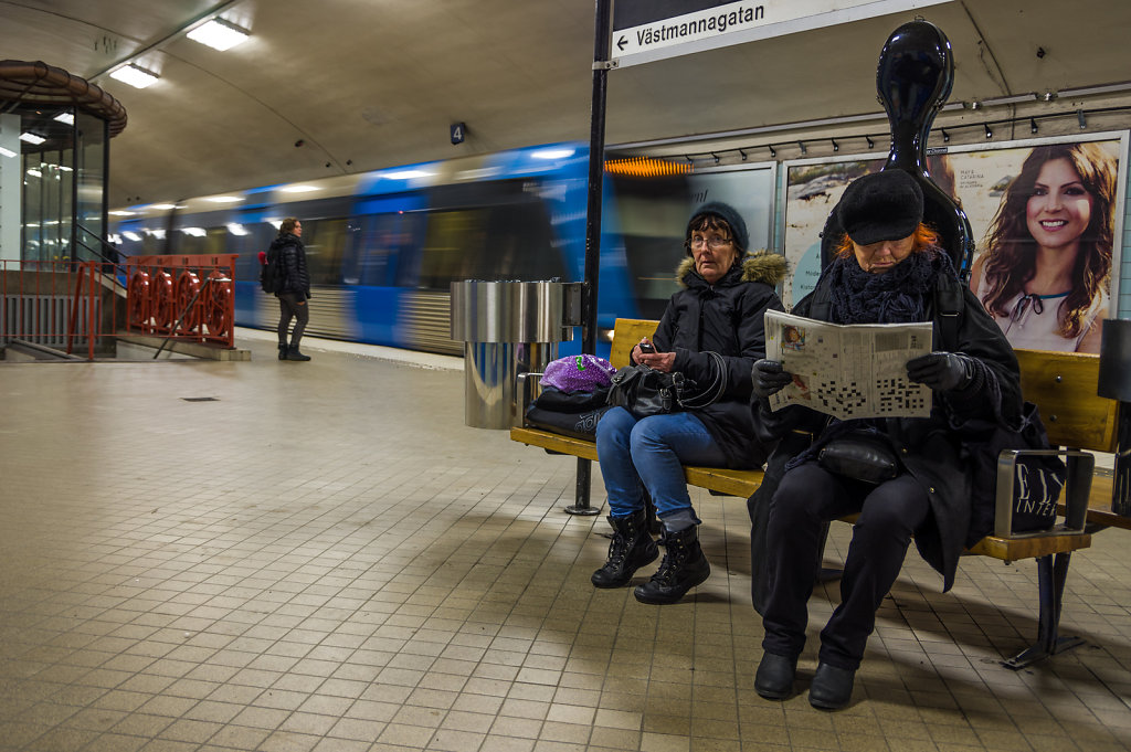 Underground station Odenplan, Stockholm